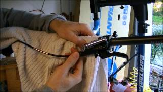 How to Cut Shorten and Reinstall Shimano Hydraulic Brakes [upl. by Tempa210]