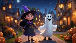 🎃 Nastya and Friends Catch Spooky Monsters on Halloween 👻  Halloween Adventure for Kids [upl. by Laet]