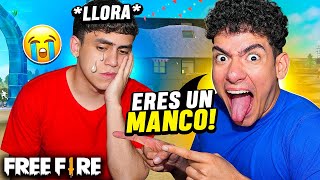 PELEO FUERTE con MI AMIGO POR DECIRLE MANCO en FREE FIRE   TheDonato [upl. by Zamir150]