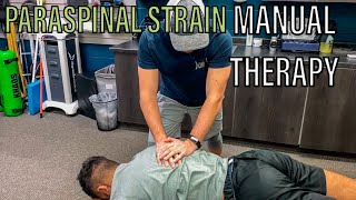 Paraspinal Strain Manual Therapy [upl. by Eastlake]