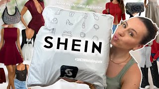 SHEIN HAUL Choose My Christmas Day Outfit🎄December 2024 SHEINHolidaysale Try On  DISCOUNT CODE [upl. by Kwok]