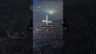 700000 People together for Jesus Christ christianworship hallelujah [upl. by Eisenberg312]