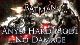 Batman Arkham Knight Hard Mode Any No Damage [upl. by Zitah]