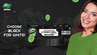 Dabur Activated Charcoal Toothpaste  Sparkling with White Teeth [upl. by Ru]