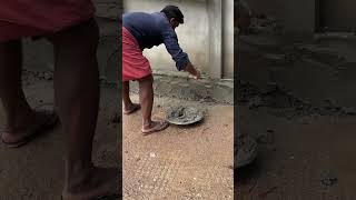 Foundation Plastering Using P Sand construction civilengineering civilengineer viral [upl. by Englebert927]