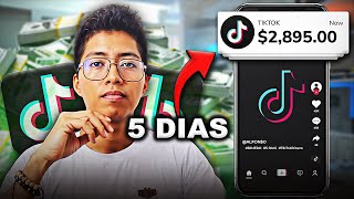 Cómo MONETIZAR TIK TOK subiendo videos en Latinoamérica Sin ser famoso [upl. by Malilliw]