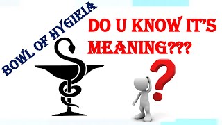 MEANING OF PHARMACY SYMBOL  BOWL OF HYGIEIA [upl. by Anuahsal219]