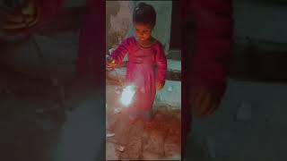 chhath pe patakha fodte hue youtubeshorts cutebaby 🙏🙏🙏🙏🙏 [upl. by Yelsha744]