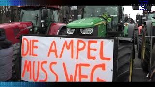 Boeren protest Duitsland [upl. by Zendah]