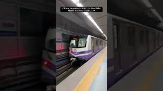 China 🇨🇳 Imported CRRC Dalian Rake Metro Railway Kolkata 🇮🇳 [upl. by Neyuq170]