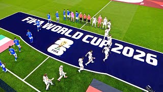 ITALY vs GERMANY  FIFA World Cup 2026™ Final  Full Match  Realistic PES Gameplay [upl. by Hairom]