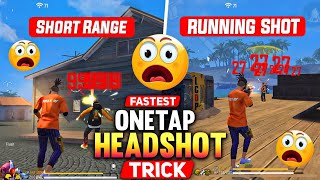 Secret 10x Faster Headshot Trick 🔥 For Only Red Numbers  Ump Shotgun amp DEagle Setting Free Fire [upl. by Ardnad918]