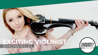 EXCITING VIOLINIST  Classical amp Pop musician to hire at weddings amp events  Showbott Entertainment [upl. by Kristos956]