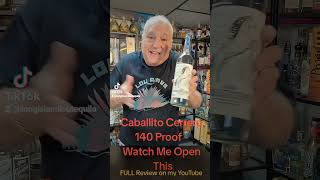 Long Island Lou Tequila Caballito Cerrero 140 Proof Blanco Puntas Are You Kidding Me 90sec [upl. by Eugenides]