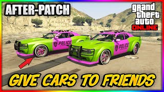 🔥AFTERPATCH🔥GTA 5 GIVE CARS TO FRIENDS GLITCH 168 GC2F GTA 5 TRADE CARS GLITCH XBOXPS4 [upl. by Attener960]