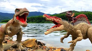 The Ultimate Dinosaur Battle TREX vs SPINOSAURUS vs CARNOTAURUS amp More  Jurassic Word [upl. by Ainatit218]