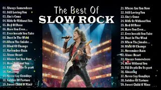 THE BEST OF SLOW ROCK 708090S ALL TIME  GNR BON JOVI THE POWER BALLADS FULL BEST OF ROCK SONGS [upl. by Nivrad341]