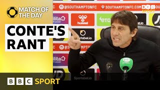 Is Conte right to blame Spurs players  Match of the Day [upl. by Kaye952]