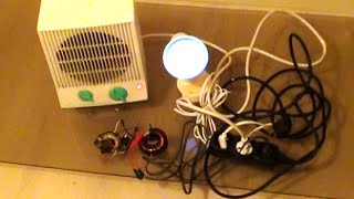 Free Energy Generator 220V for light bulb and heater   WasabySajado [upl. by Podvin]