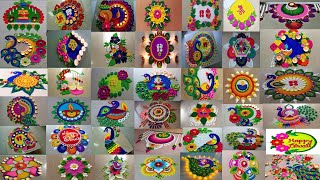 70 latest amp beautiful rangoli design for diwali  easy rangoli design  rangoli for festival [upl. by Talia871]