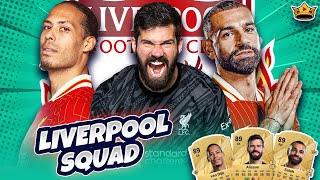 LIVERPOOL Squad 20242025  Premier League  EA SPORTS FC CARDS  King of Quiz [upl. by Inol467]