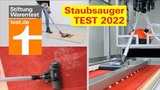 Staubsauger Test 2022 So prüft die Stiftung Warentest Akkusauger und Bodenstaubsauger [upl. by Irallih]