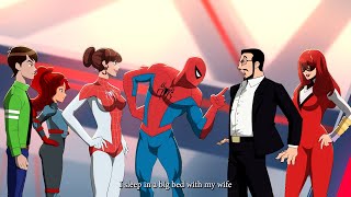 Spiderman Peter Parker 18119 and Spinneret and Spiderling Ben 10 Reacts to Jackpot and Paul [upl. by Assenal172]