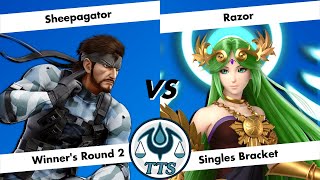 Tip the Scales 67  Winners Round 2  DCG  Sheepagator Snake vs Razor Palutena [upl. by Leilamag]