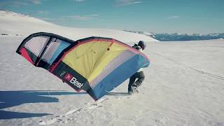 Travesia C4 Chapelco Snowkite [upl. by Baldridge]