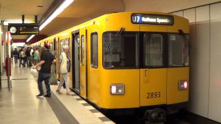 UBahn Berlin  UBahnhof Bismarckstraße U2U7 HD 1080p [upl. by Yrrep]