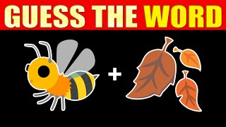 Guess the Word by Emoji  Emoji Quiz  80 Words [upl. by Mossolb]