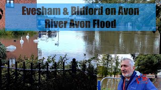 Evesham amp Bidford Upon Avon River Avon flood [upl. by Ardnuaek298]