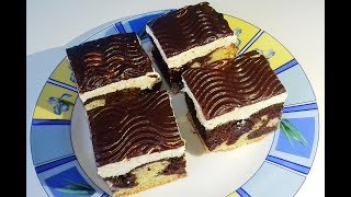 Danube Wave Cake জার্মানির অনেক বিখ্যাত quotড্যানুব ওয়েভ কেক  Donauwelle Kuchen [upl. by Uolyram943]