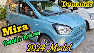 Daihatsu Mira 2024 InDepth Review and Price Analysis [upl. by Dnomde]