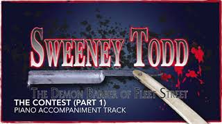 The Contest Part 1  Sweeney Todd  Piano AccompanimentRehearsal Track [upl. by Minsat953]