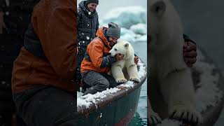 The exploration team saved this cute and naive little polar bear and raised it until it grew up [upl. by Ellenwahs]