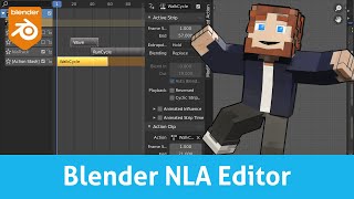 Learn Blenders NLA editor in 3 minutes  Blender 29 Animation Tutorial [upl. by Pirzada755]