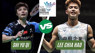 SHI Yu Qi vs LEE Chia Hao  LINING China Masters 2024 R32 [upl. by Hoopen]