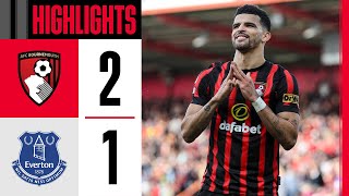 Solanke on target in DRAMATIC late victory  AFC Bournemouth 21 Everton [upl. by Yvan182]