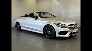 MercedesBenz C Class 21 C220d Nightfall Edition Premium Plus Cabriolet  Southport Automart [upl. by Annaigroeg537]