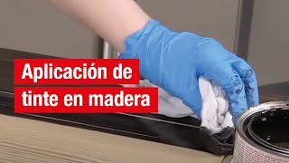 Aprende a aplicar tinte para maderas  Easy Argentia [upl. by Lemaj]