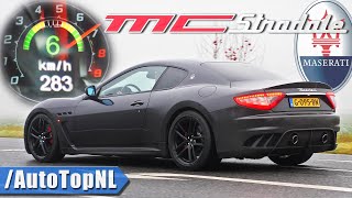 Maserati GranTurismo MC Stradale  100200 ACCELERATION POV amp HEAVENLY SOUND by AutoTopNL [upl. by Trebma748]