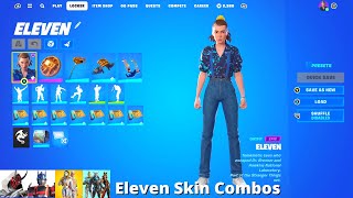 Eleven Skin Combos Fortnite Battle Royale [upl. by Severn607]