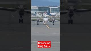 Beechcraft King Air 350 yvrairport canada aviation lka tamil india [upl. by Gnoz]