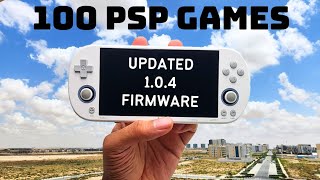 100 PSP Games Tested on TRIMUI SMART PRO  104 Firmware [upl. by Noret628]