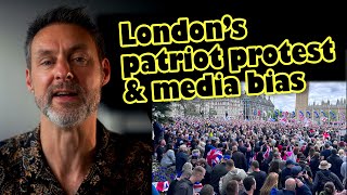 London protests against twotier policing  Tommy Robinson the farleft and media bias [upl. by Crespi]