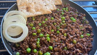 Easiest Tawa Keema Recipe  Minced Beef Recipe [upl. by Edgar]