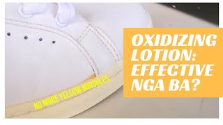 Oxidizing Lotion for Yellowish Midsole  Effective Kaya [upl. by Ynetruoc]