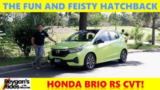 Is the Honda Brio RS CVT the Ideal Starter Car Car Review [upl. by Arraek222]