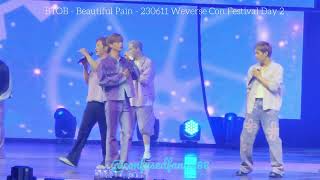 BTOB  Beautiful Pain  230611 Weverse Con Festival Day 2 [upl. by Anawik768]